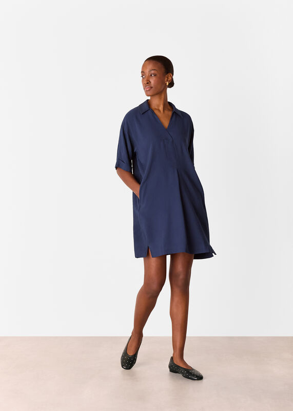 Navy Melanie Dress
