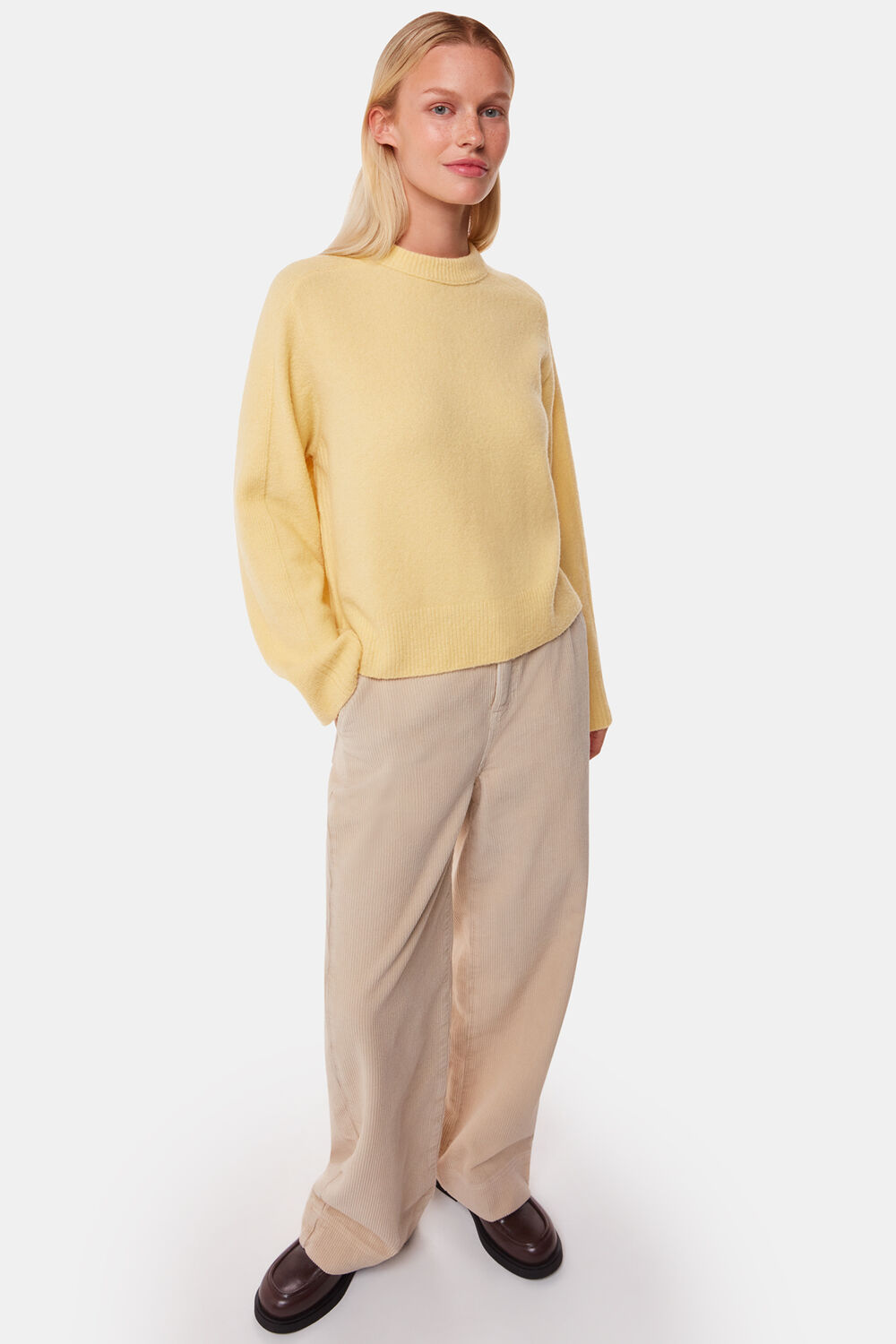 Alana Wool Mix Crew Neck