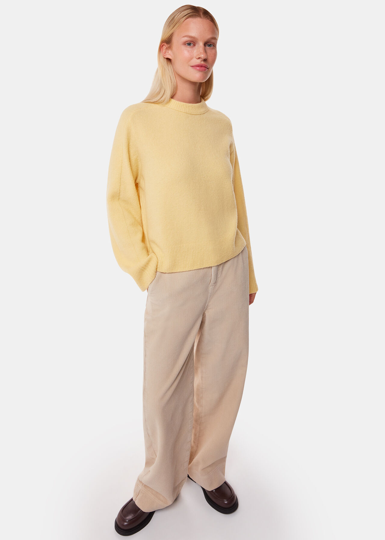 Alana Wool Mix Crew Neck