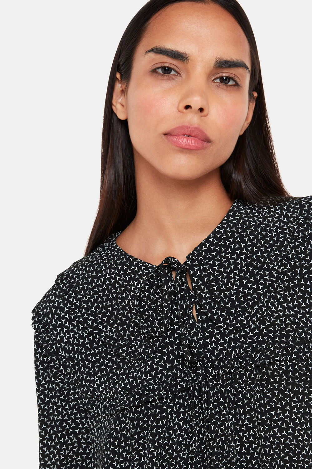 Scattered Y Saskia Collar Top