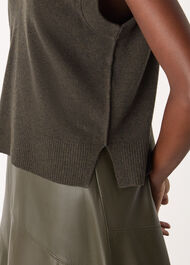 Wool V Neck Tank