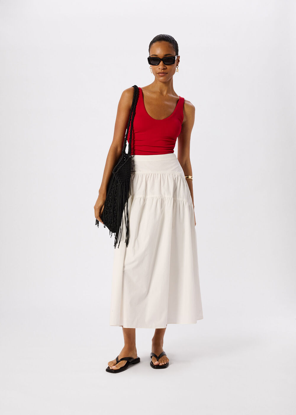 Textured Side Ruched Swimsuit