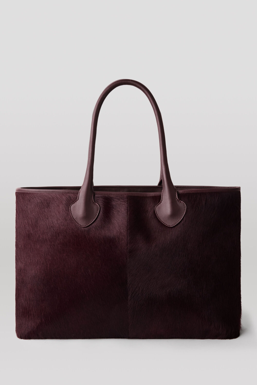 Leandra Hair-On Leather Tote