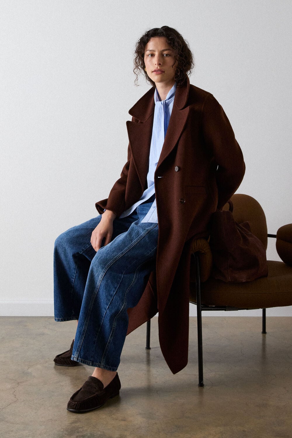 Soft Suede Ruched Loafer