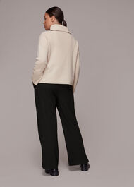 Side Split Crepe Trouser
