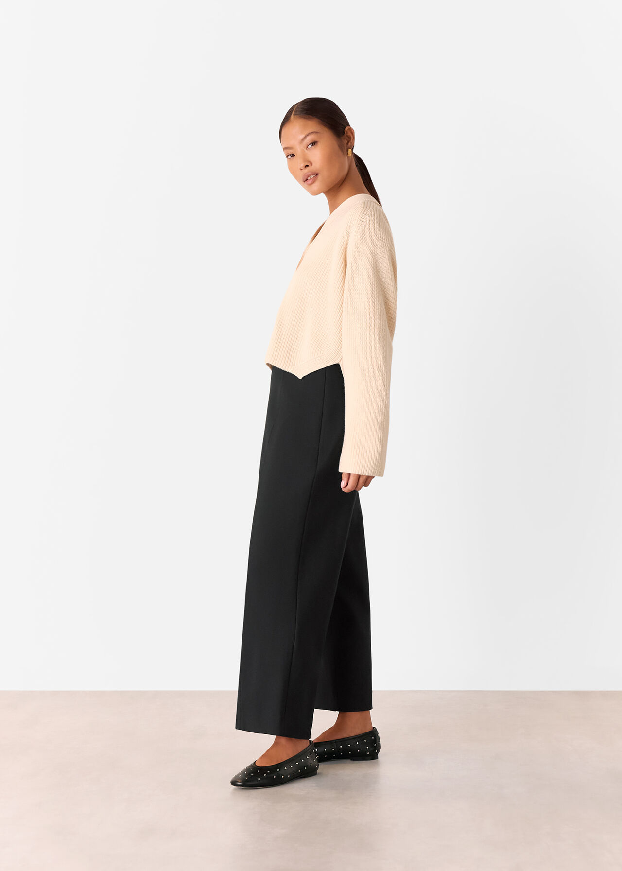 Petite Camilla Wide Leg Trouser