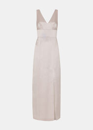 Charlotte Satin Maxi Dress