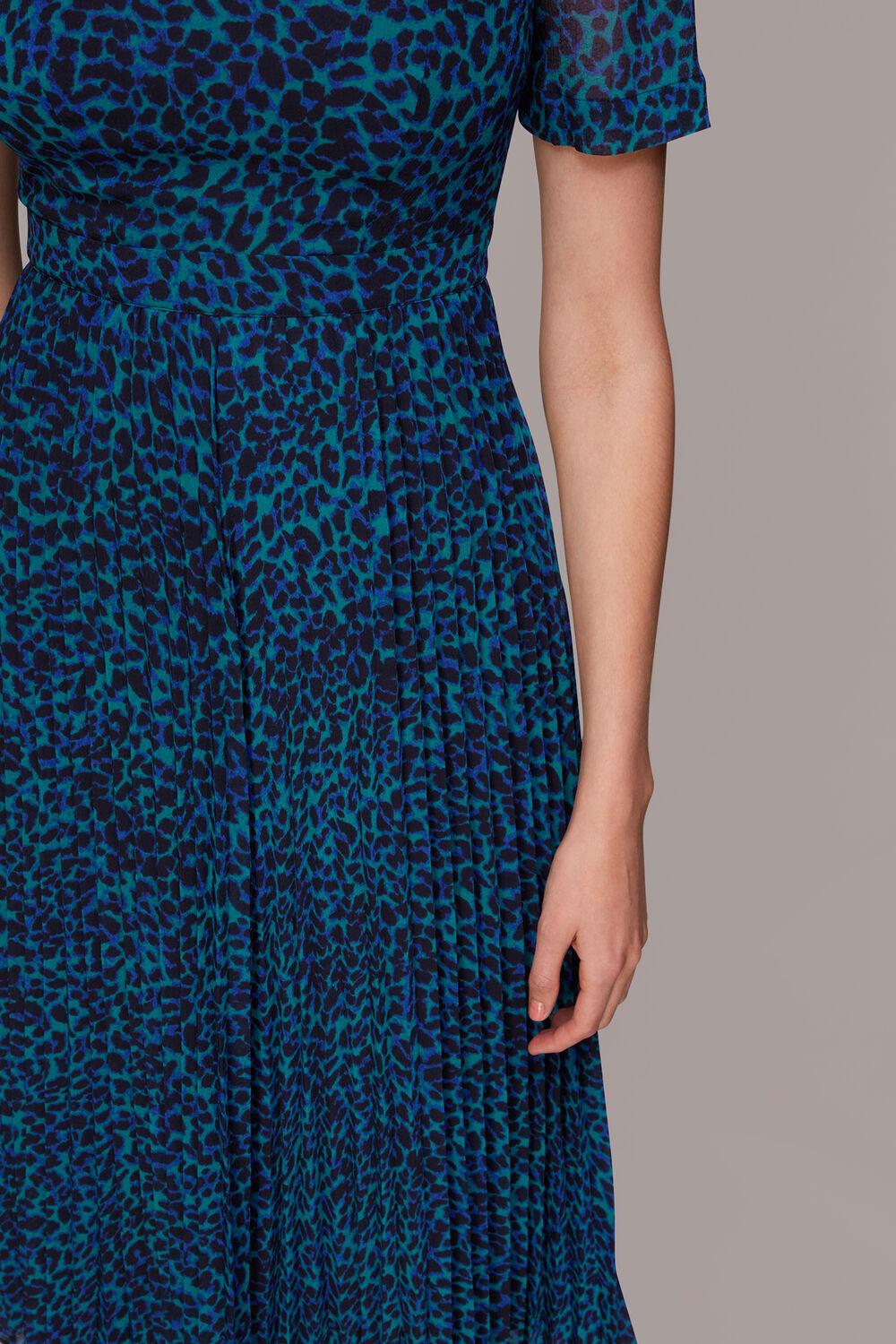 Forest Leopard Cut Out Dress