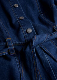 Petite Button Down Jumpsuit