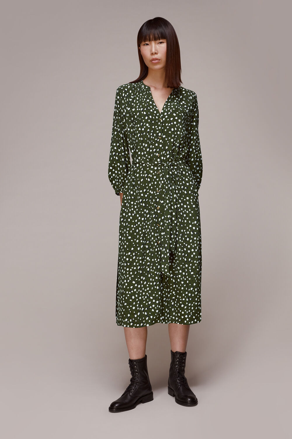 Livi Wild Leopard Midi Dress