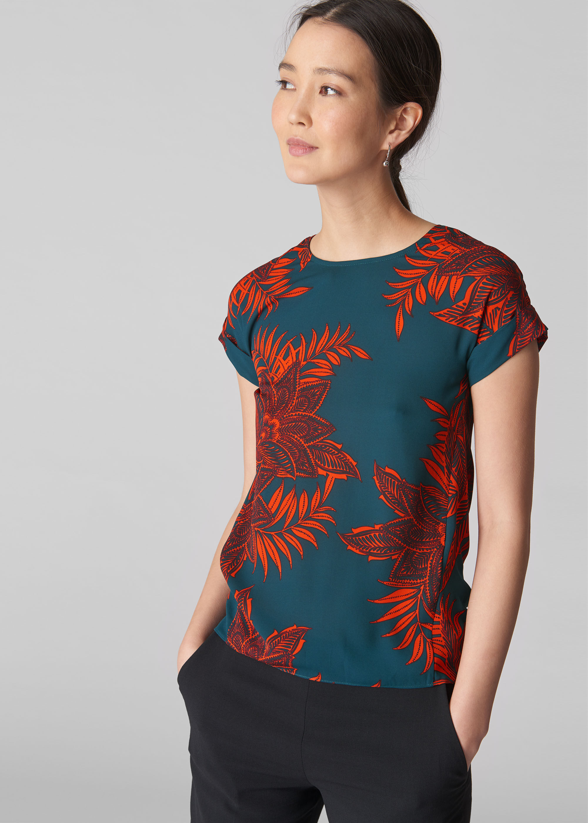 whistles palmyra dress