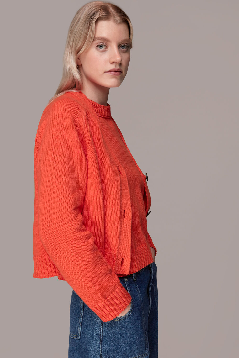 Karine Rib Detail Cardigan