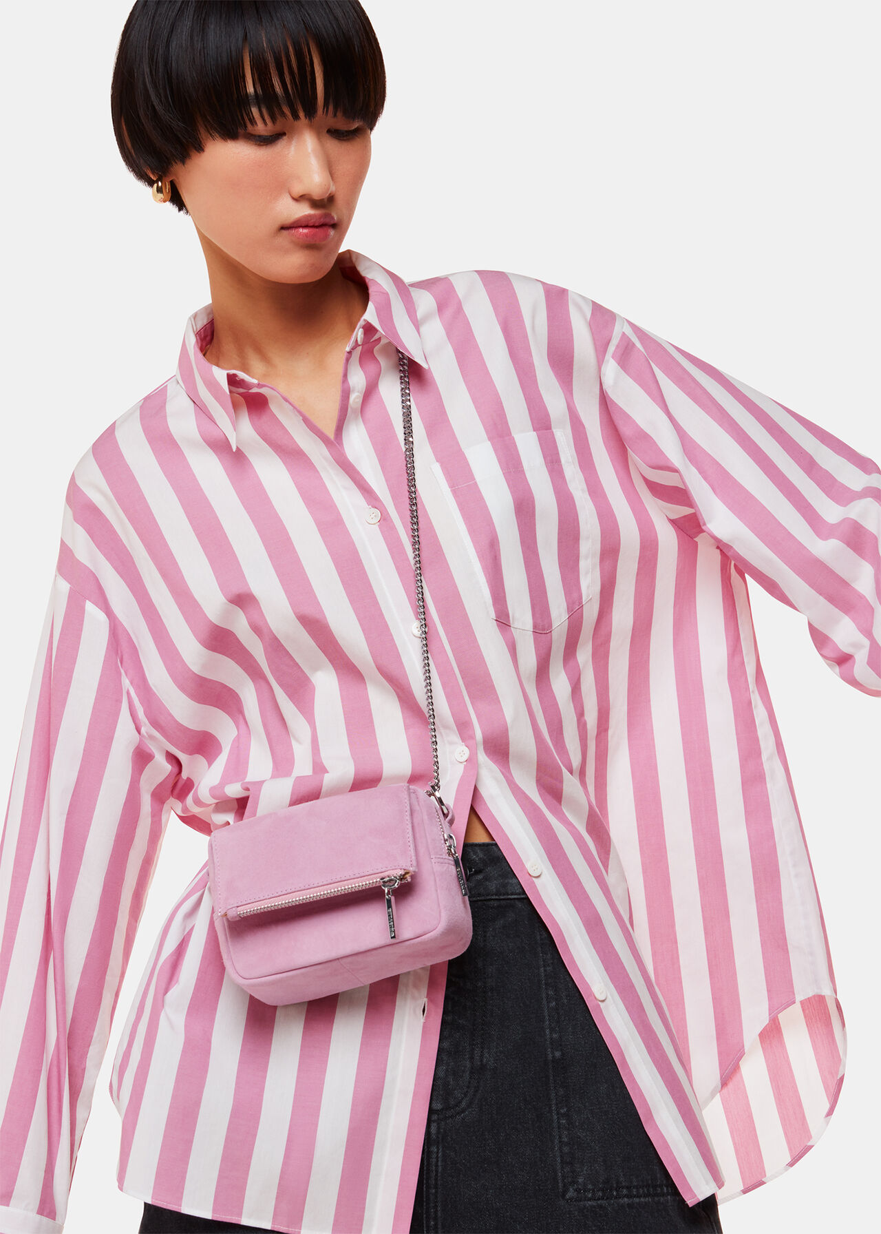 Stripe Oversize Shirt