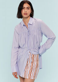 Wiggle Stripe Mini Skirt