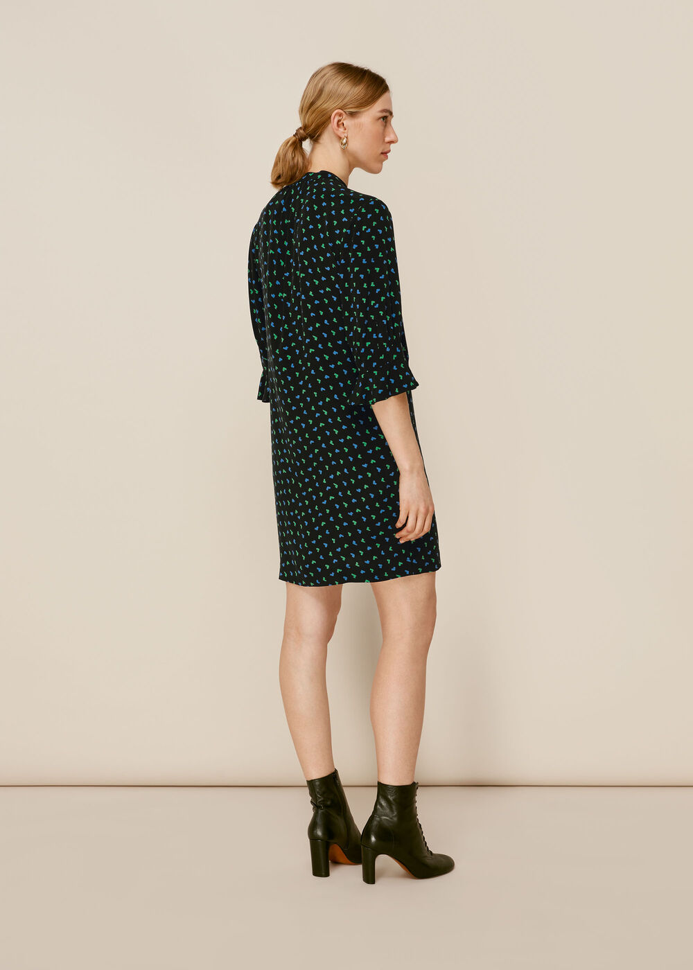 Heart Ikat Sonia Dress Multicolour