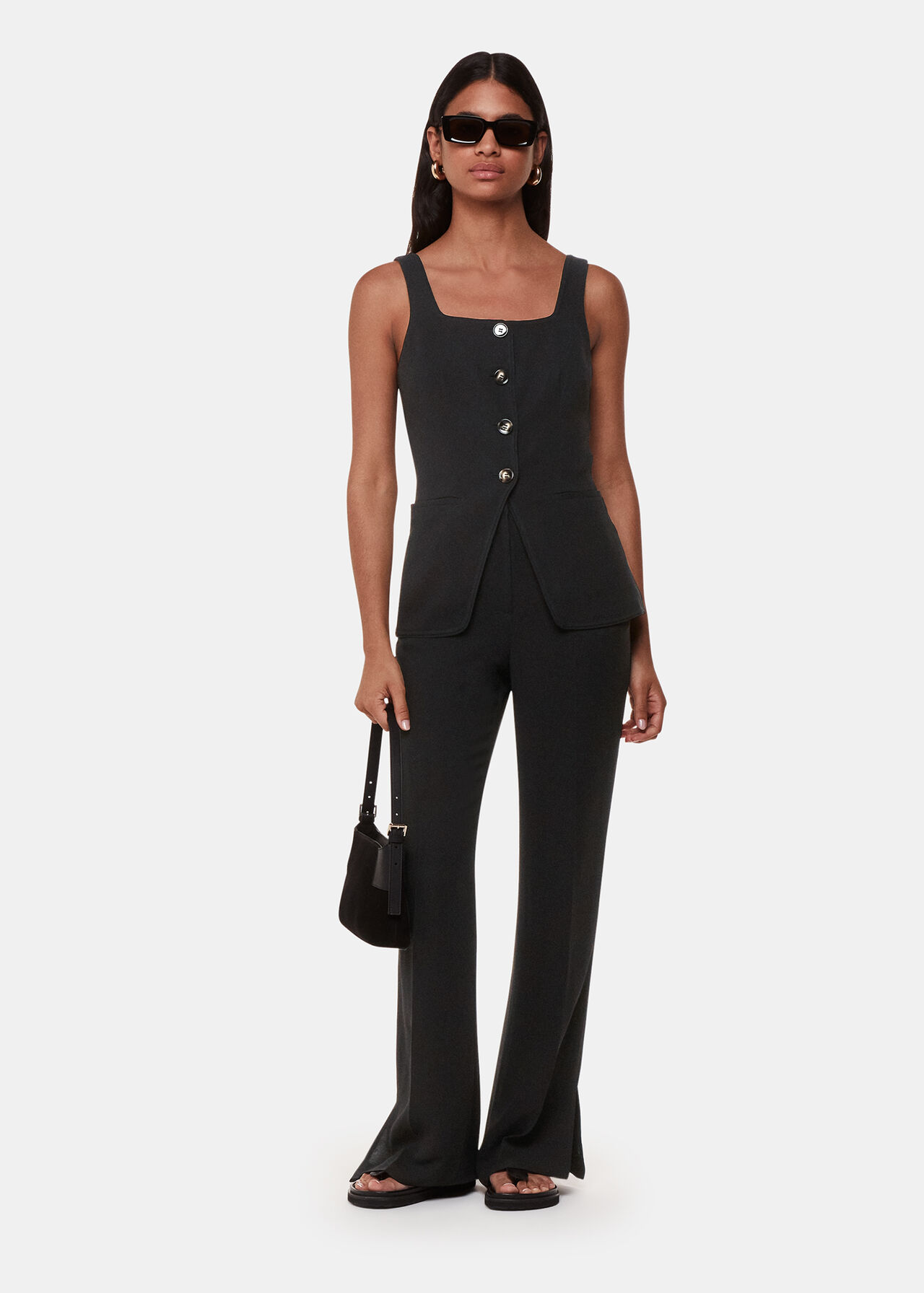 Sofia Crepe Waistcoat