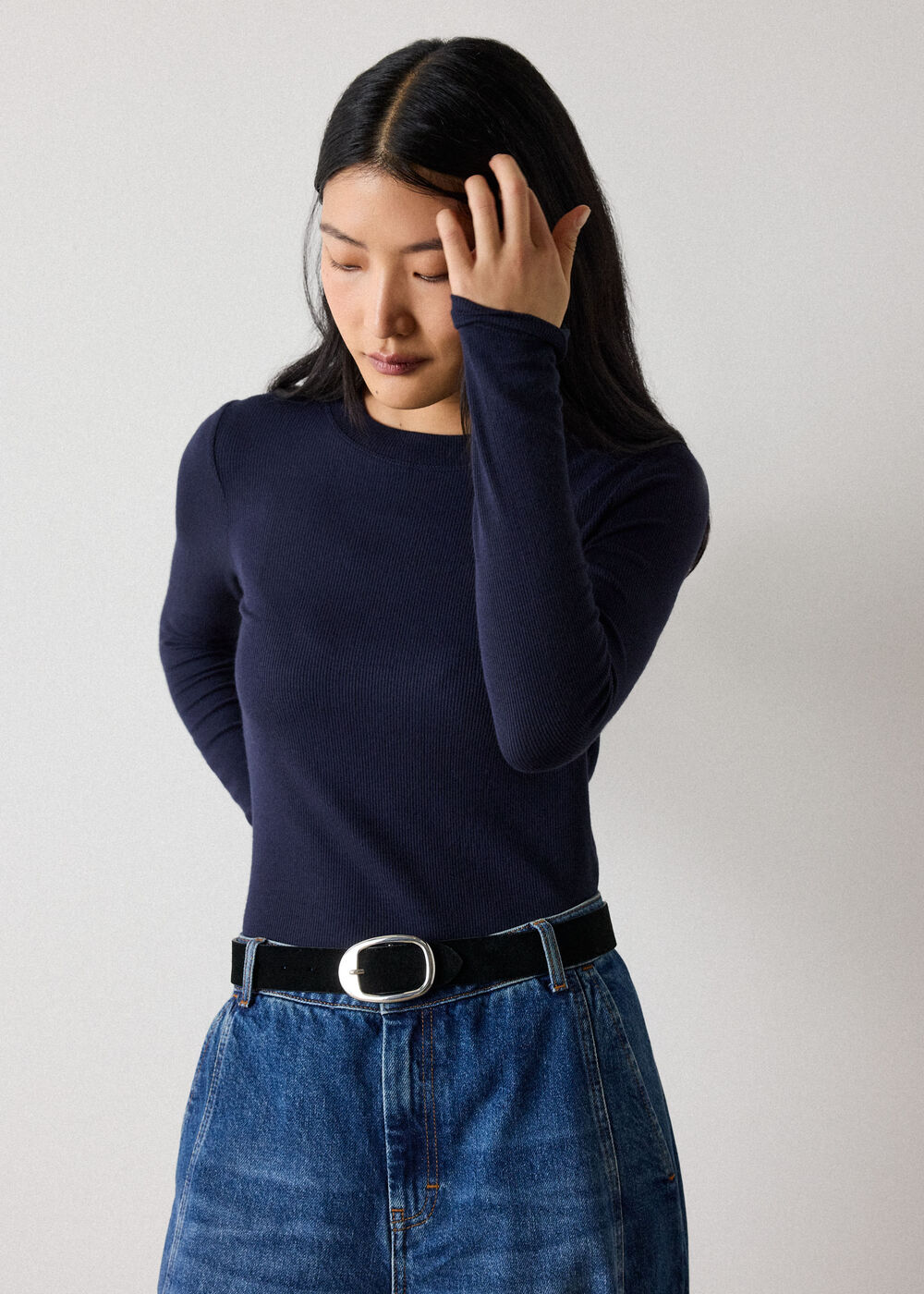 Essential Ribbed Crew
