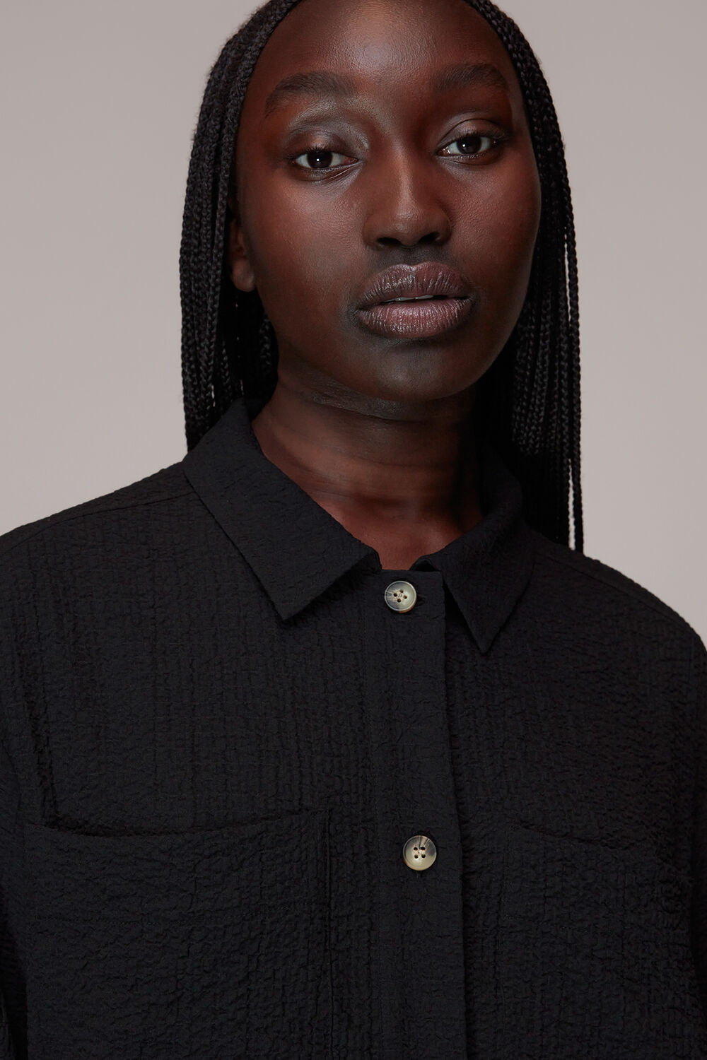 Lola Crinkle Overshirt