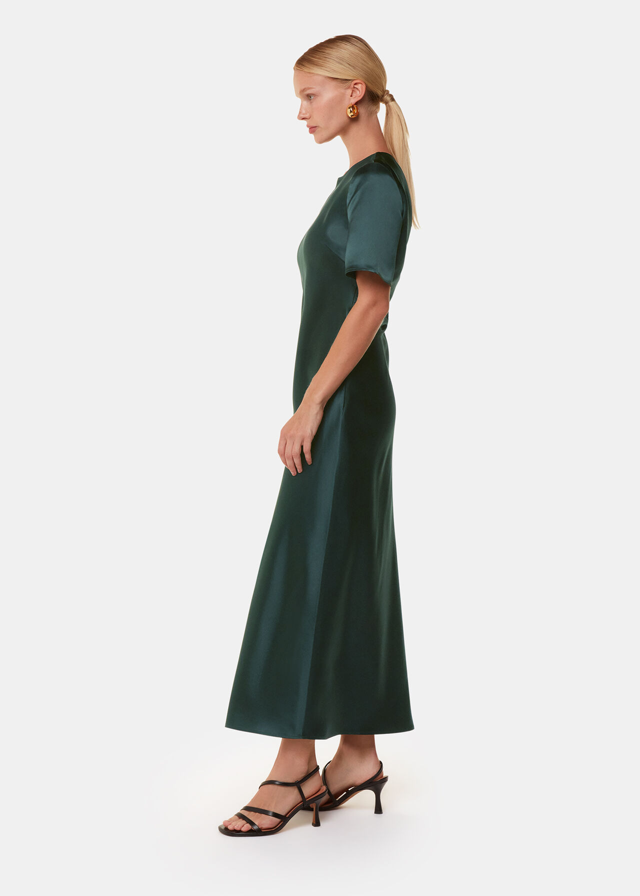 Avery Satin Twist Dress