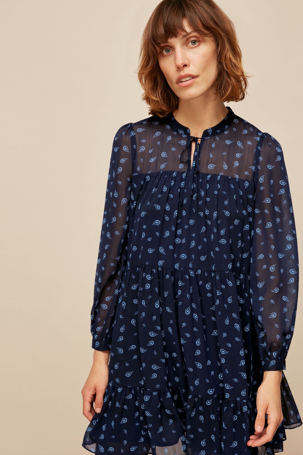Paisley Printed Dress