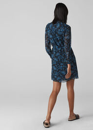Pitti Print Shirt Dress Blue/Multi