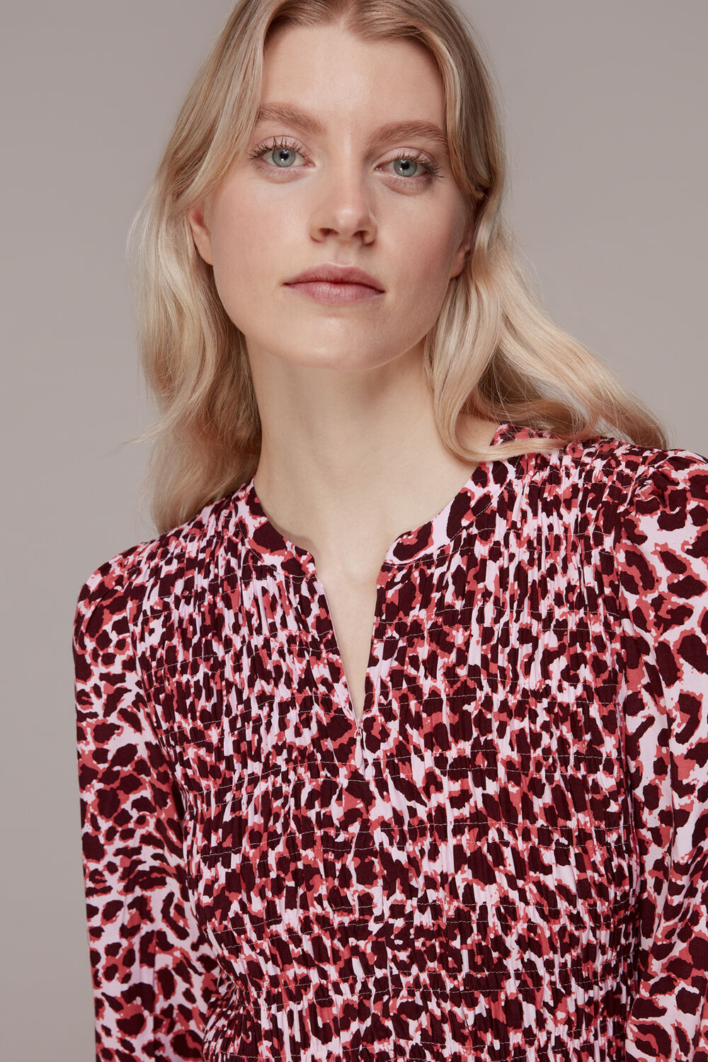 Abstract Cheetah Print Dress