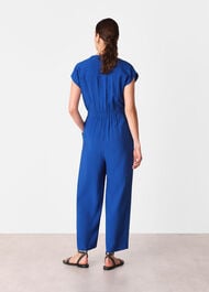 Sleeveless Drawstring Jumpsuit