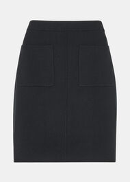 Patch Pocket Knitted Skirt