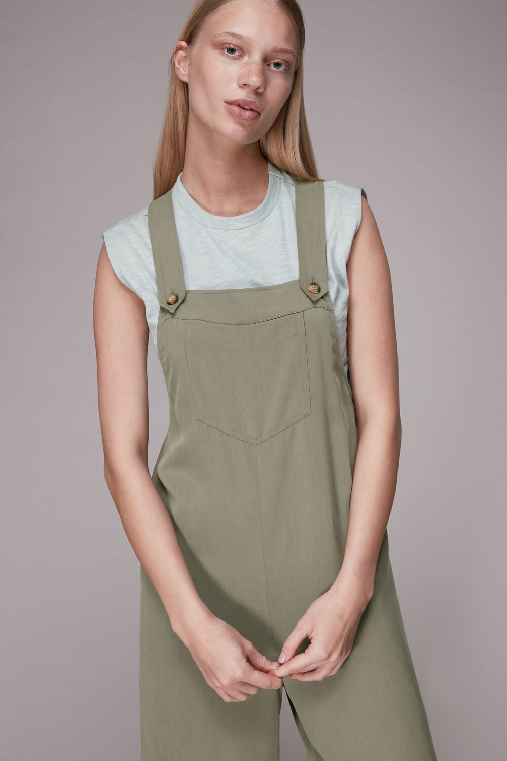 Khaki Rita Dungarees