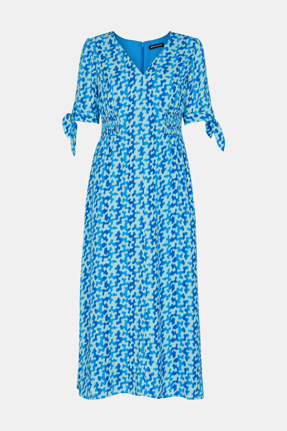 Hazy Coral Midi Dress
