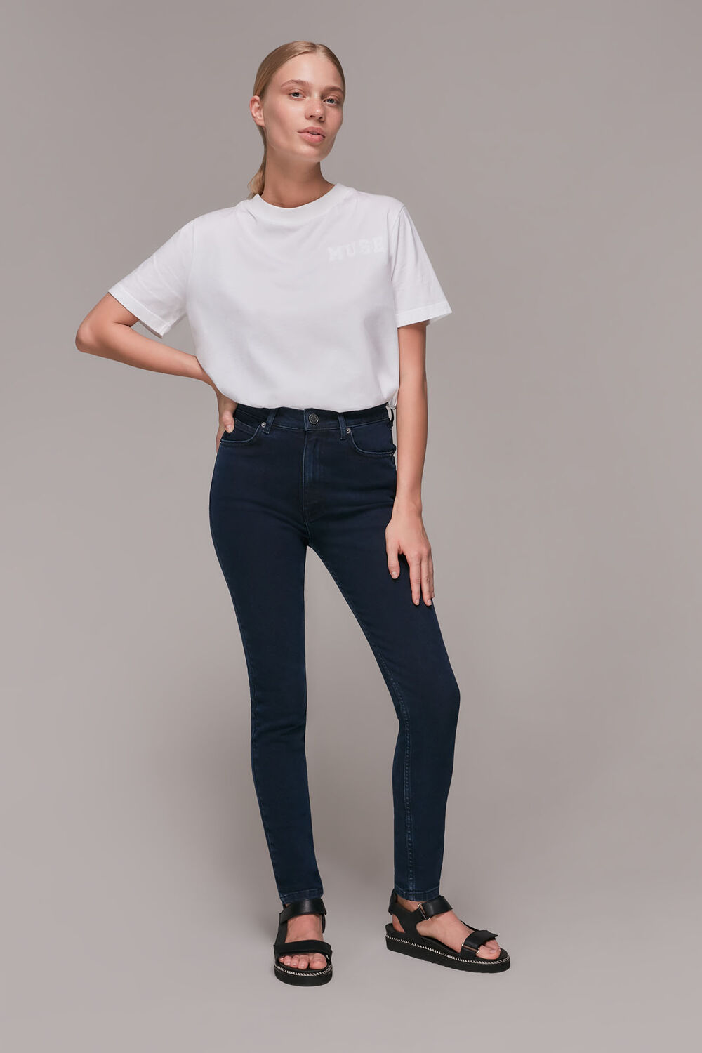 Dark Denim Stretch Sculpted Skinny Jean