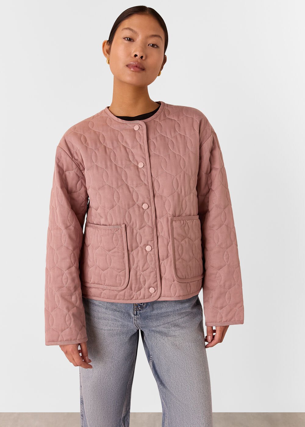 Petite Maya Cotton Quilted Jacket