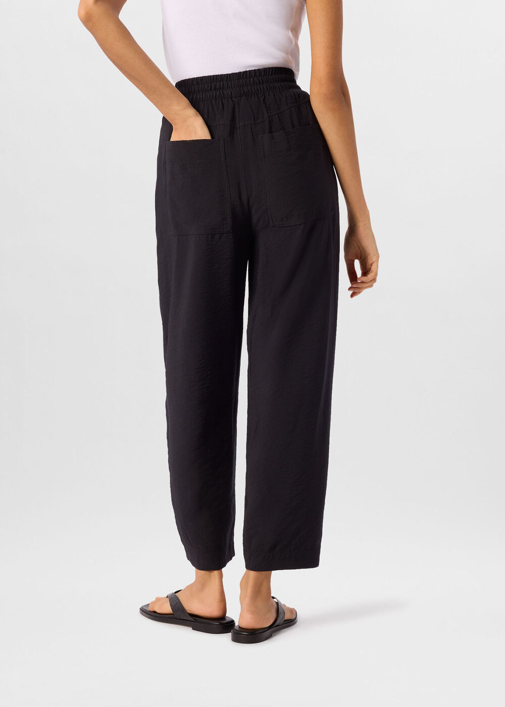 Petite Tie Waist Trouser