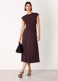 Gathered Midi Dress