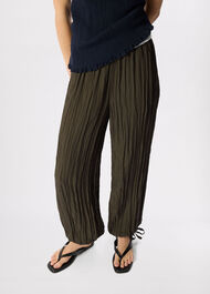 Balloon Tie Hem Trousers