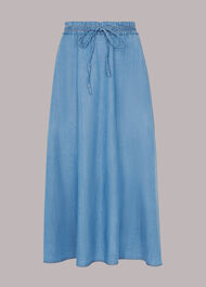 Denim Chambray Skirt