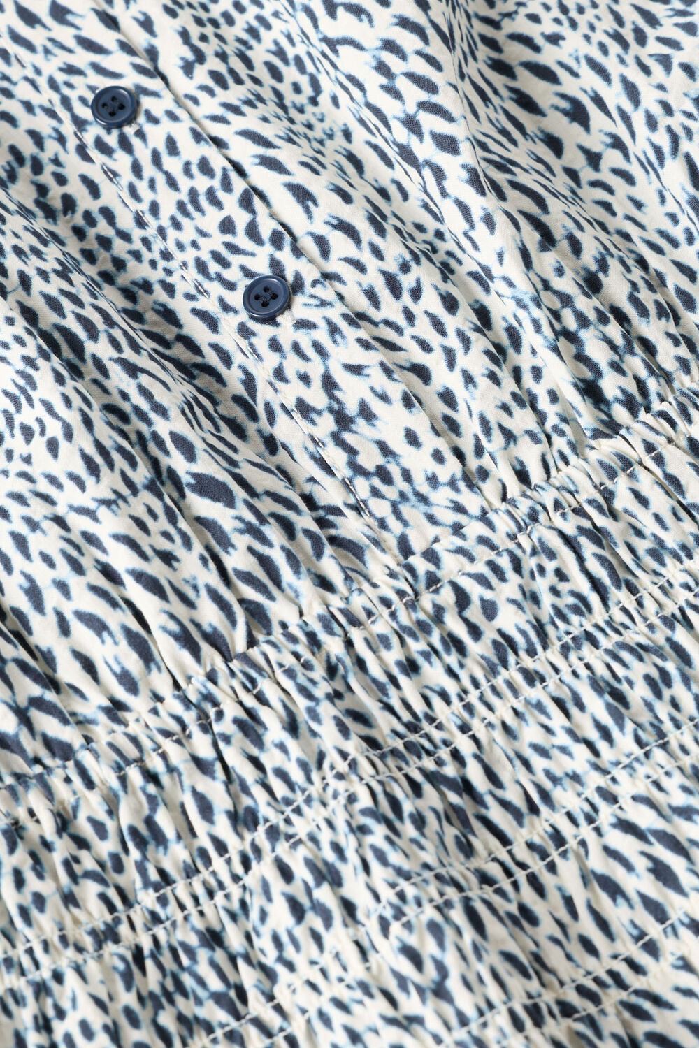 Petite Flecked Animal Collared Dress