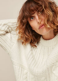 Patchwork Cable knit