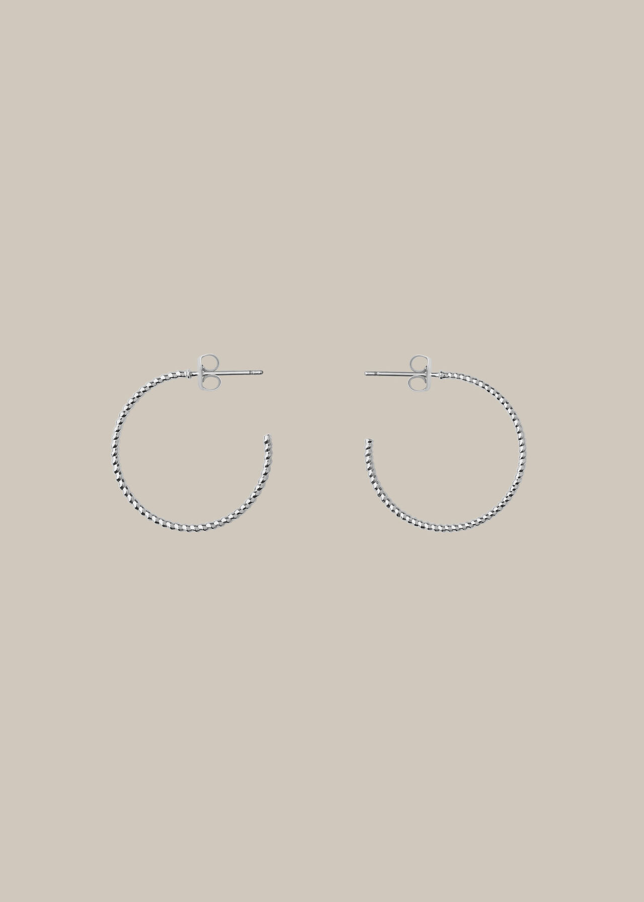 Engraved Hoop Earring
