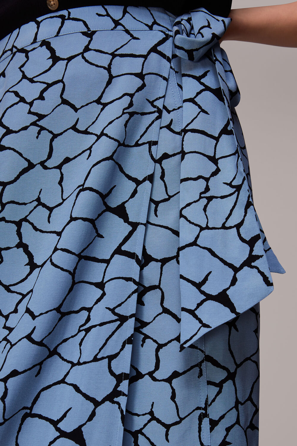 Giraffe Print Wrap Skirt