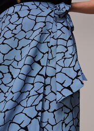 Giraffe Print Wrap Skirt