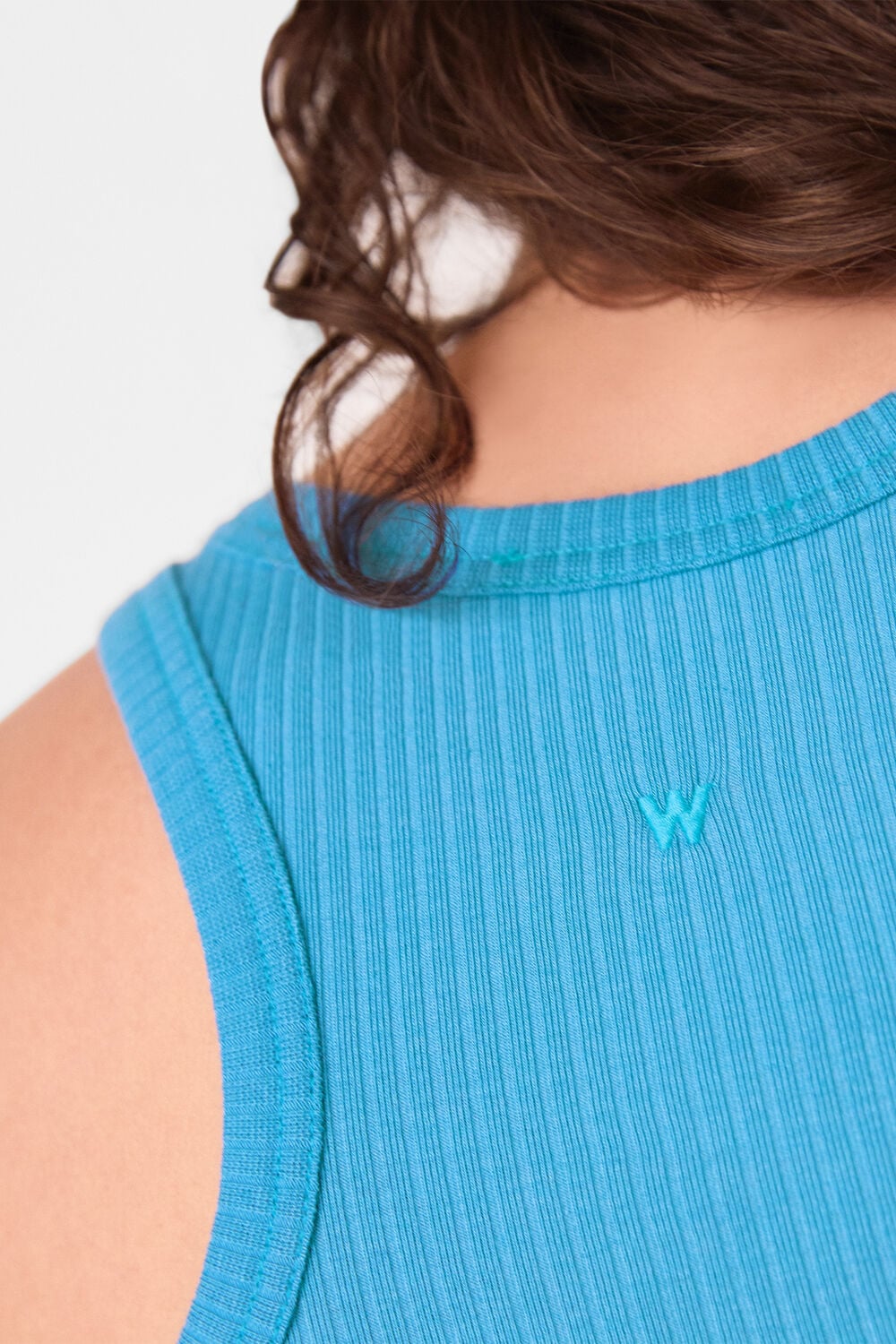 Blue Ultimate Ribbed Scoop Vest