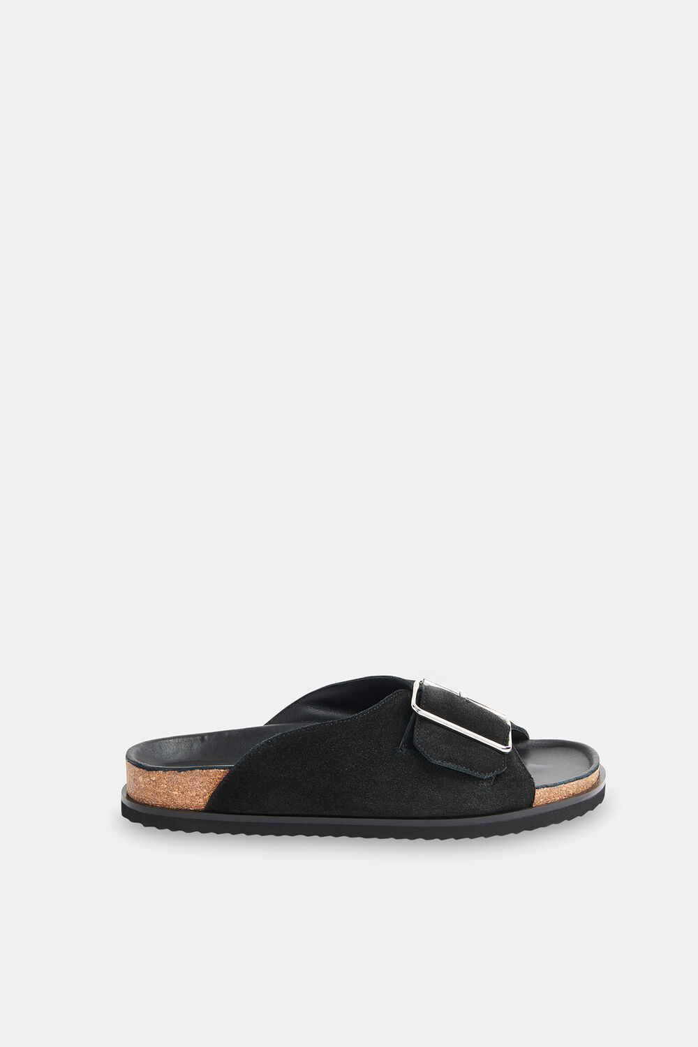 Black Ellery Buckle Slide