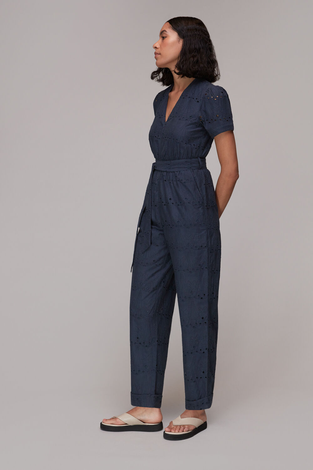 Zoe Broderie Jumpsuit