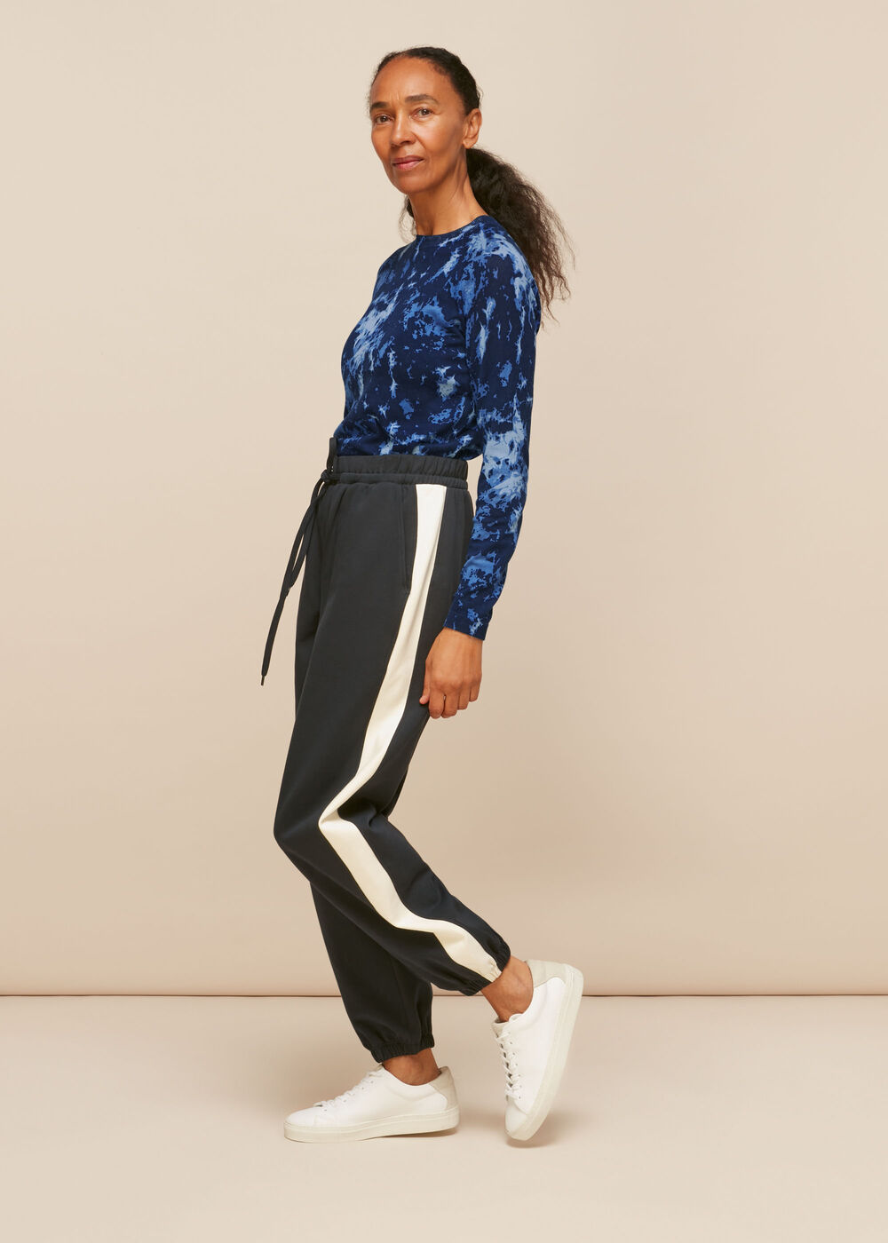 Tie Dye Printed Crew Neck