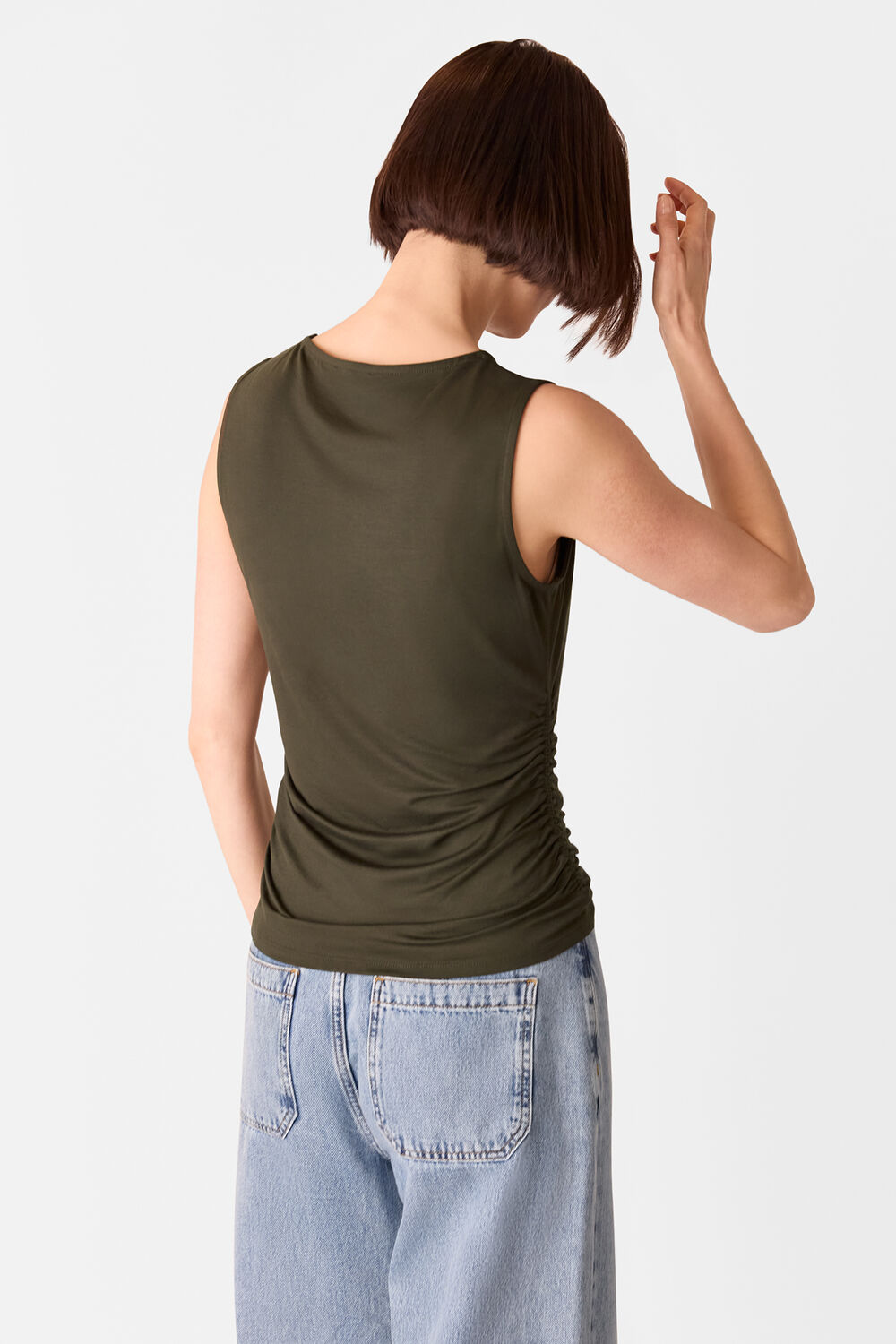 Gathered Side Detail Top