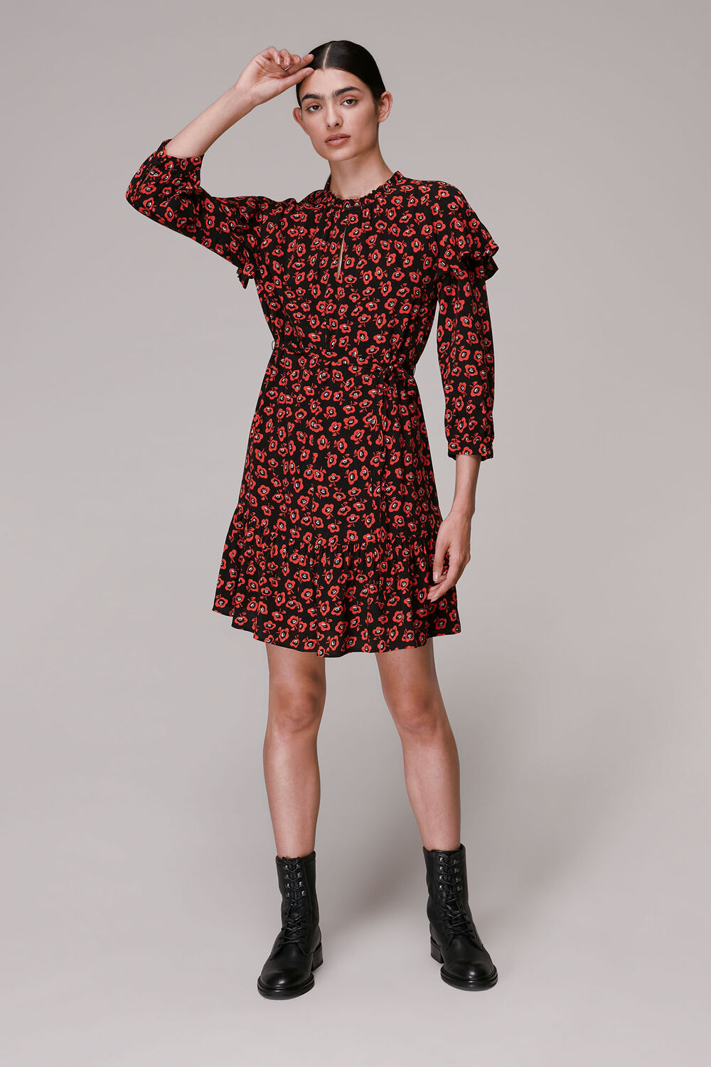 Botanical Garden Print Dress