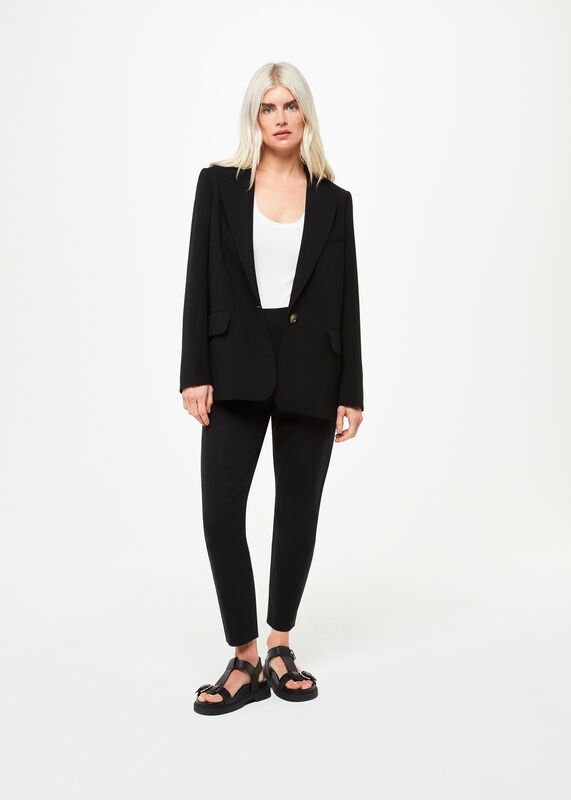 Black Petite Super Stretch Trouser