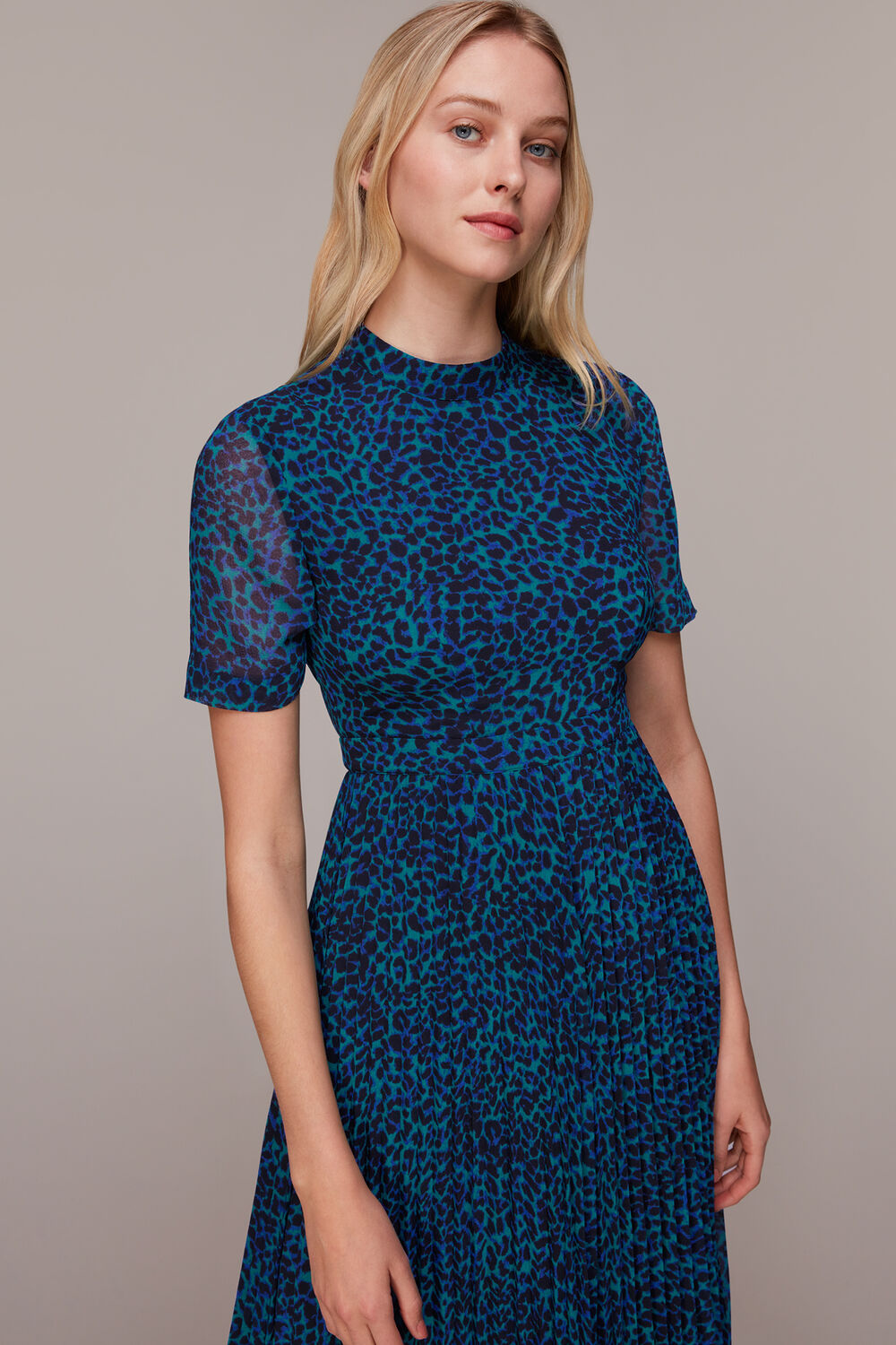 Forest Leopard Cut Out Dress