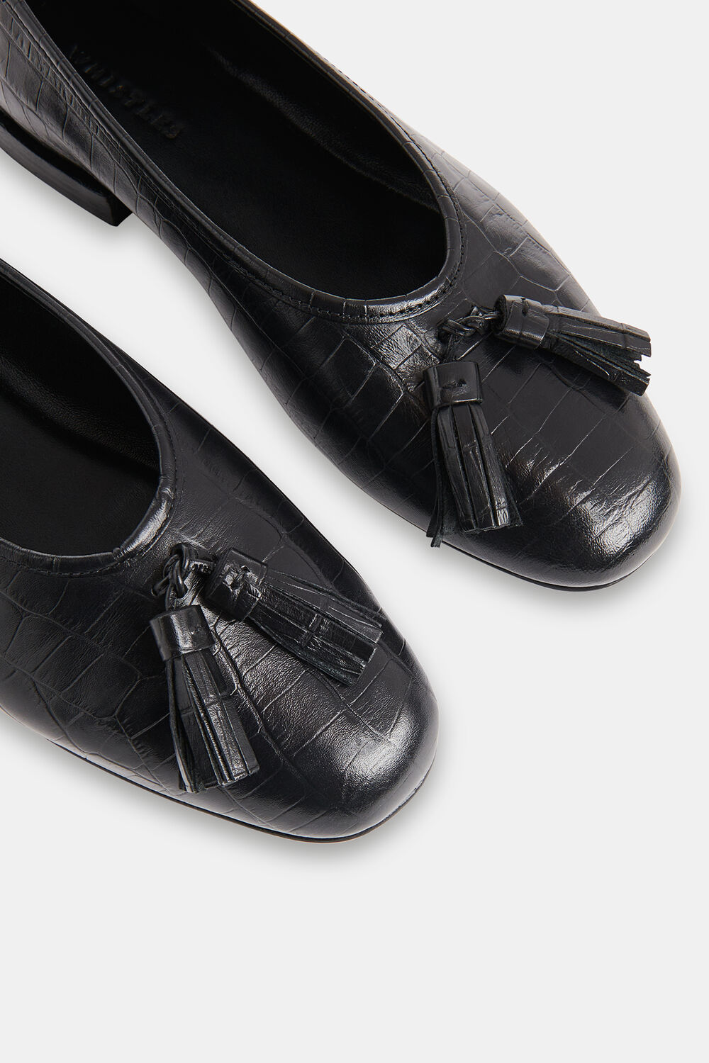 Cilou Tassel Croc Ballet Pump